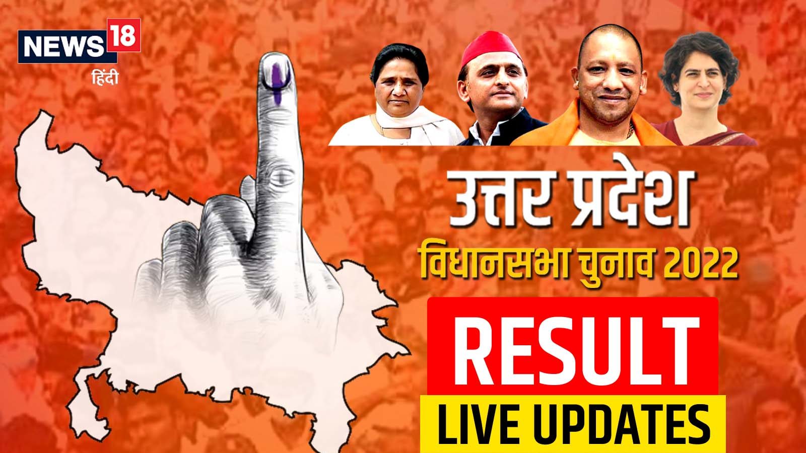 UP Election Results 2022 LIVE Update यप म सइकल पर बलडजर भर