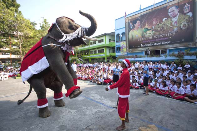 Christmas festivity in Thailand