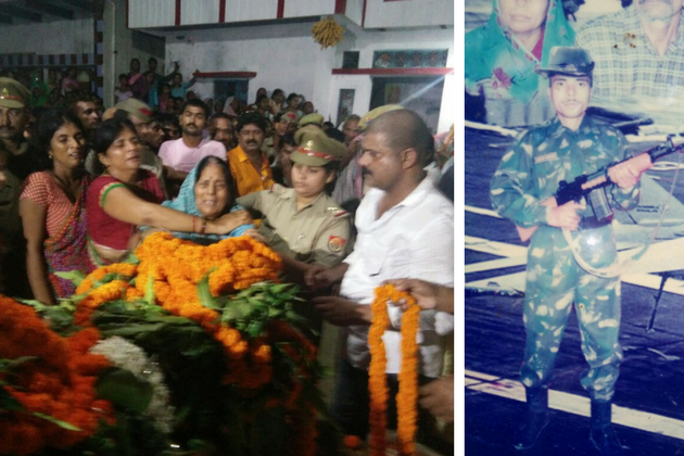 जौनपुर के शहीद राजेश को हुआ अंतिम संस्कार, सेना के जवानों ने दिया गार्ड ऑफ ऑनर