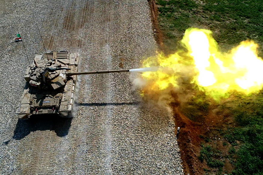 indian tank t90s