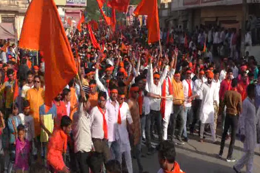 टोंक में हिंदू नव वर्ष के शुभारंभ पर रैली के दौरान पथराव से तनाव - tension after stone pelting during rally on Hindu New Year's in Tonk – News18 हिंदी
