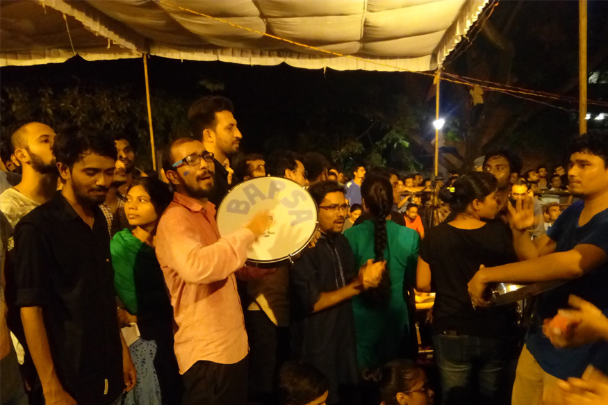 JNU presidential speech, JNUSU Election 2018, JNUSU Polls 2018, BAPSA, ABVP, JNU, Left student organizations, Birsa Ambedkar Phule Students Association, aisa, All India Students Association, aisf, All India Students Federation, जेएनयू प्रेसीडेंशियल स्पीच, जेएनयू चुनाव 2018, एबीवीपी, जेएनयू, बापसा, अखिल भारतीय विद्यार्थी परिषद, वाम छात्र संगठन, ऑल इंडिया स्टूडेंट्स एसोसिएशन, ऑल इंडिया स्टूडेंट्स फेडरेशन, एआईएसएफ, ऑल इंडिया स्टूडेंट्स फैडरेशन