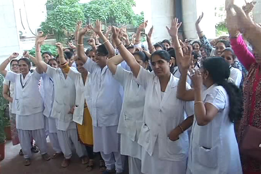 राजस्थान में अब नर्सेज आंदोलन, गुरुवार को रहेंगे सामूहिक अवकाश पर