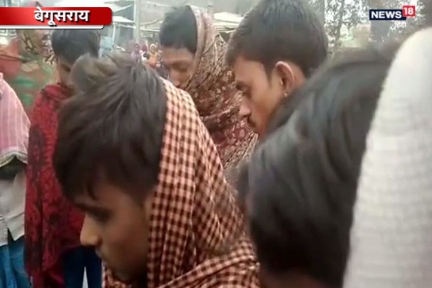 VIDEO: बेगूसराय में ट्रक ने युवक को रौंदा, मौत