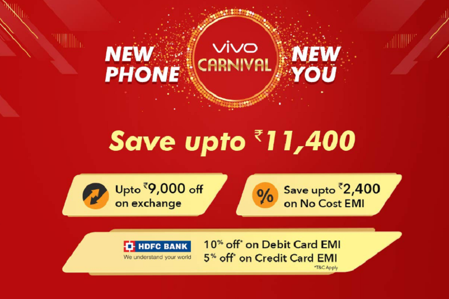 अमेजन पर शुरू हुआ Vivo Carnival सेल, इन स्मार्टफोन्स पर मिल रहा 11,400 रुपये का डिस्काउंट