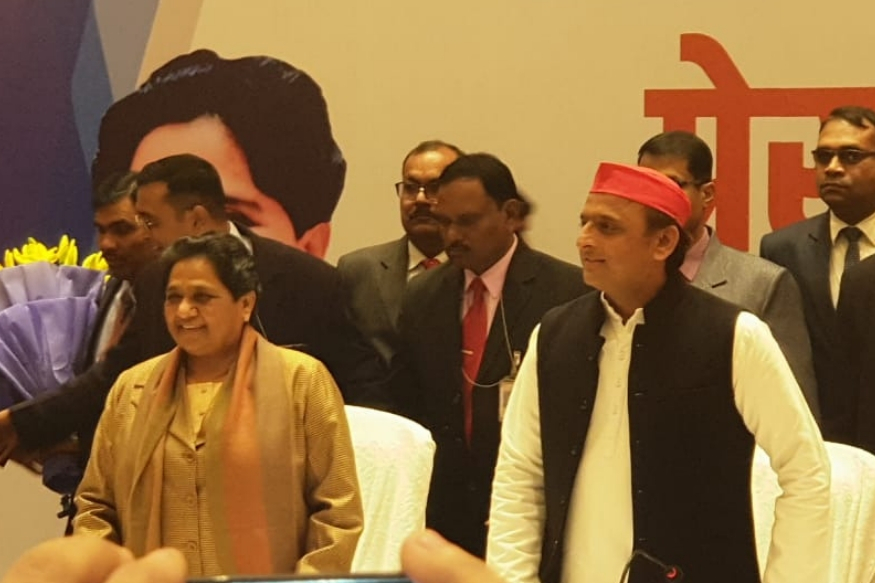 यूपी में माया-अखिलेश ने किया गठबंधन का ऐलान, 38-38 लोकसभा सीटों पर लड़ेगी सपा और बसपा
