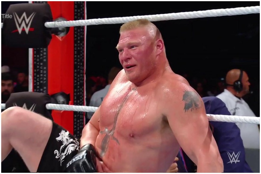 WWE Royal Rumble 2019: Brock Lesnar ने बरकरार रखा यूनिवर्सल चैंपियनशिप खिताब, बैलर को ऐसे हराया