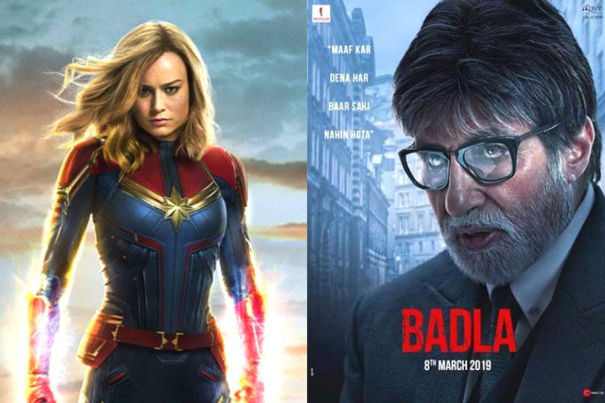 Box Office Collection: सुपरहीरो के आगे फीका पड़ा अमिताभ का जादू, 'Badla' पर भारी पड़ी 'Captain Marvel'