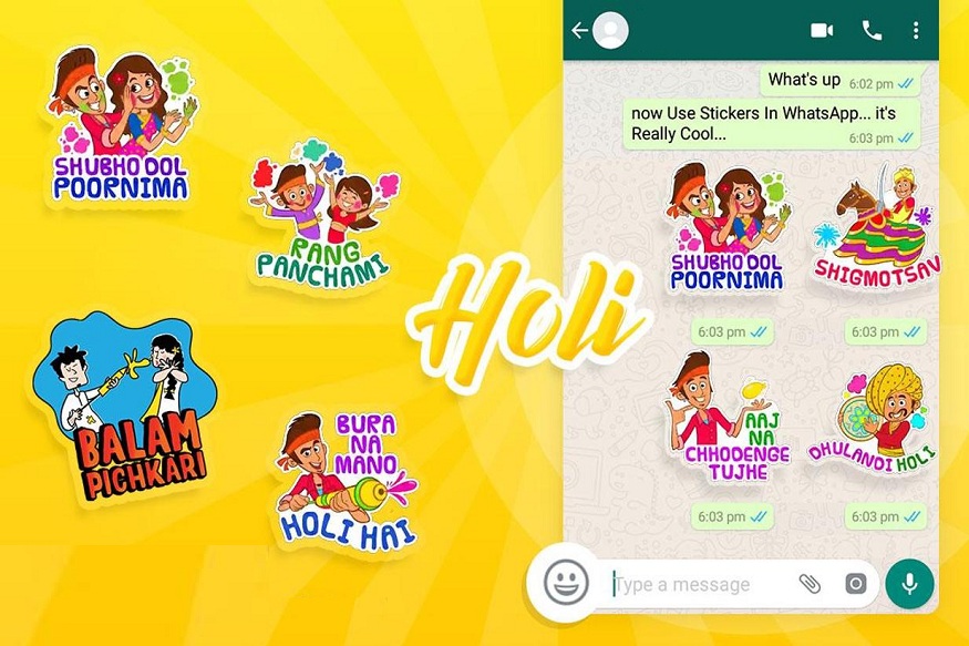 खुद WhatsApp sticker बनाकर भेजें होली के बधाई संदेश, जानें पूरा तरीका