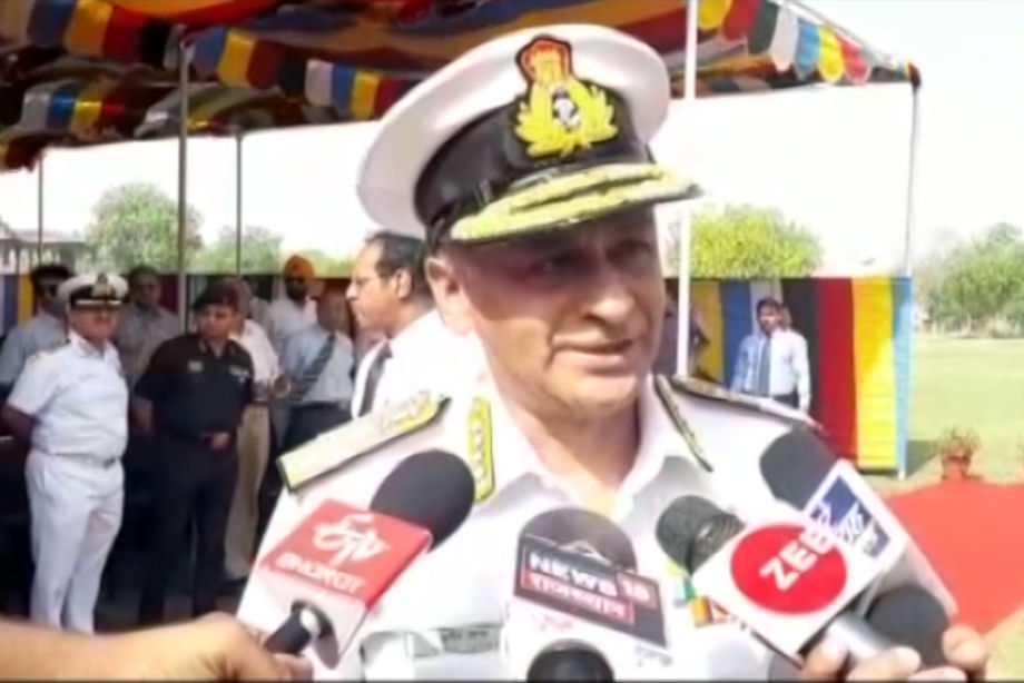 Navy chief Admiral Sunil Lanba
