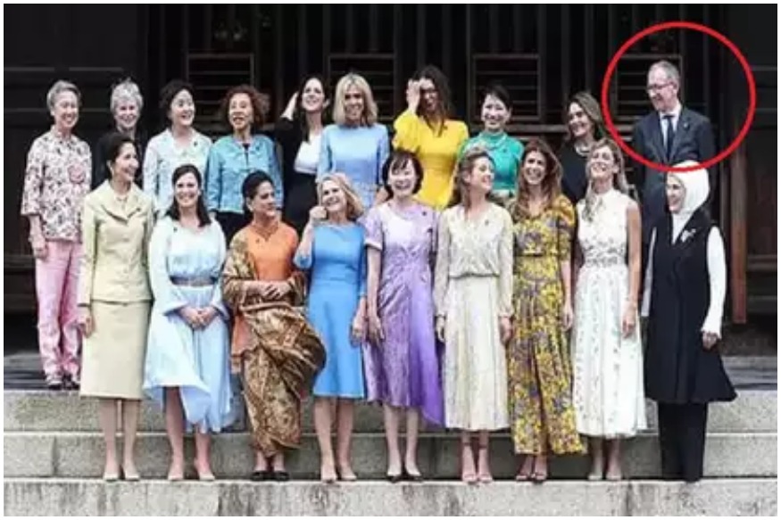 G-20 summit 2019, g-20 Summit, philip may, theresa may, picture, first ladies, first ladies at osaka, जी-20 शिखर सम्मेलन, जी-20 सम्मेलन, फिलिप मे, टेरीजा में, जापान