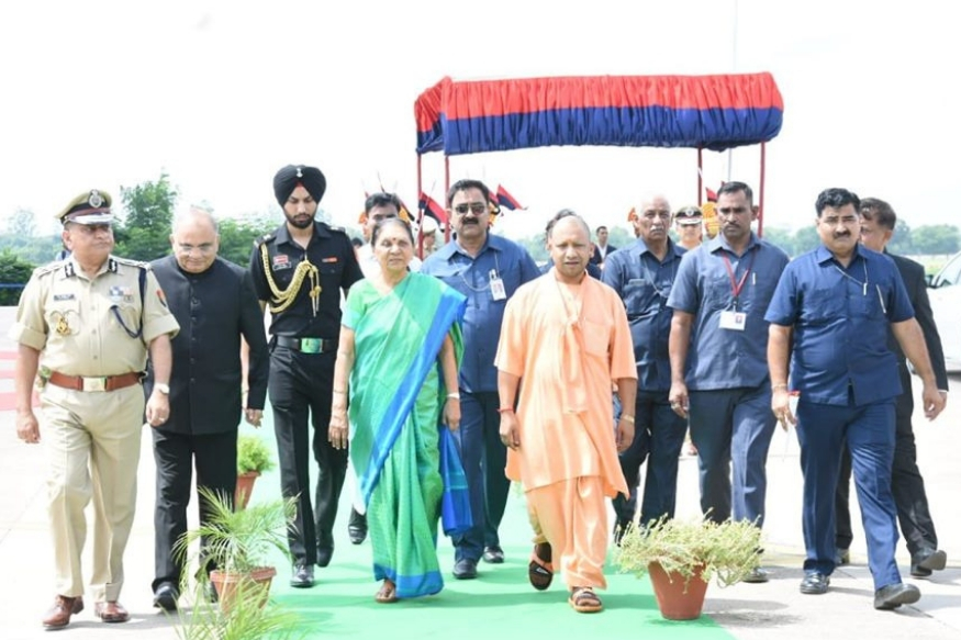 मुख्यमंत्री योगी आदित्यनाथ ने किया स्वागत