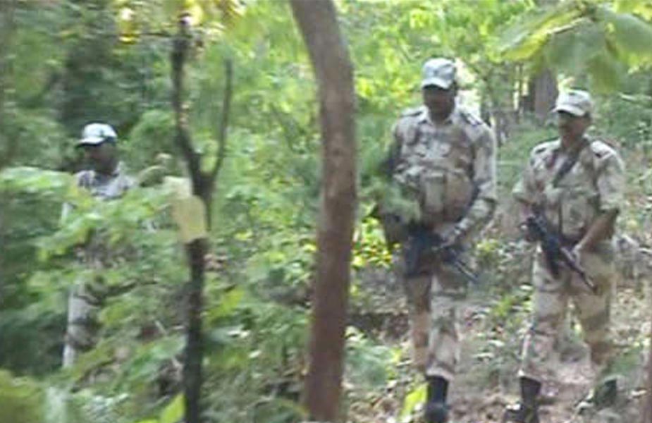 दो नक्सली मारे गए. two naxali killed