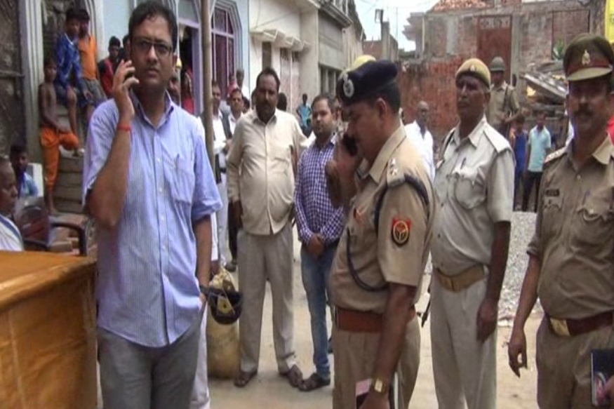 डीएम अमित किशोर और एसपी श्रीपति मिश्रा