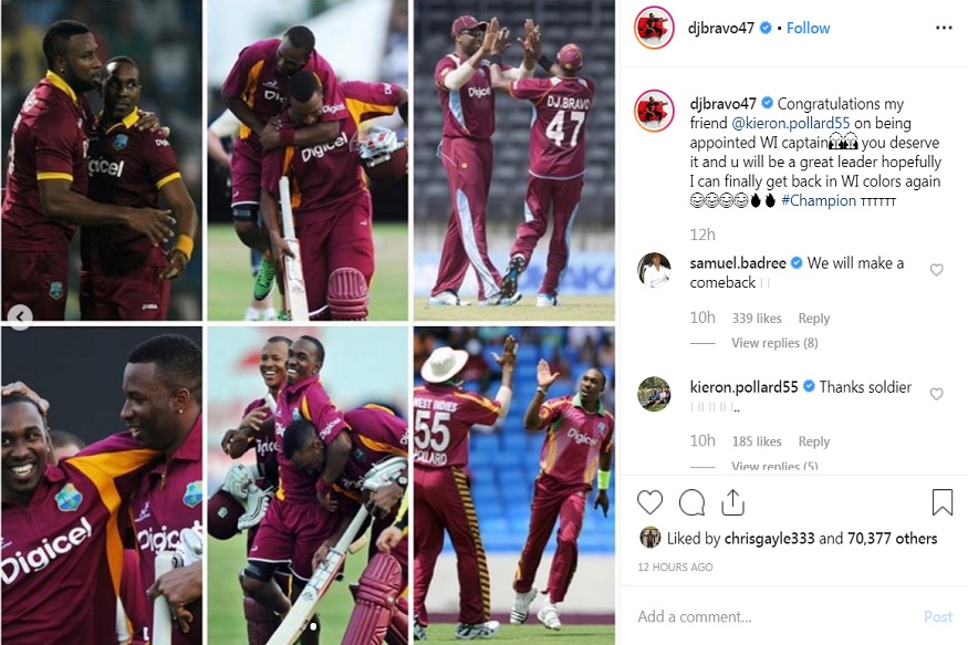 Dwayne bravo, Kieron Pollard, sports news, ड्वेन ब्रावो, कायरन पोलार्ड