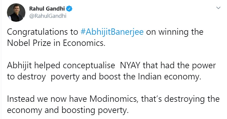 Nobel Prize for Economic Sciences, Abhijit Banerjee, who is abhijit banerjee, nobel prize