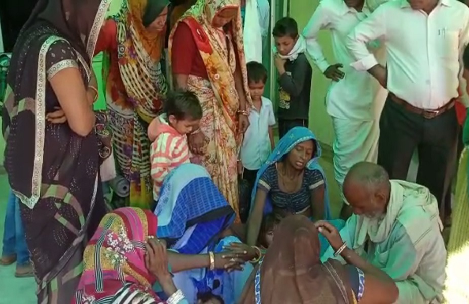 हादसे के बाद परिवार में हुआ मातम का माहौल