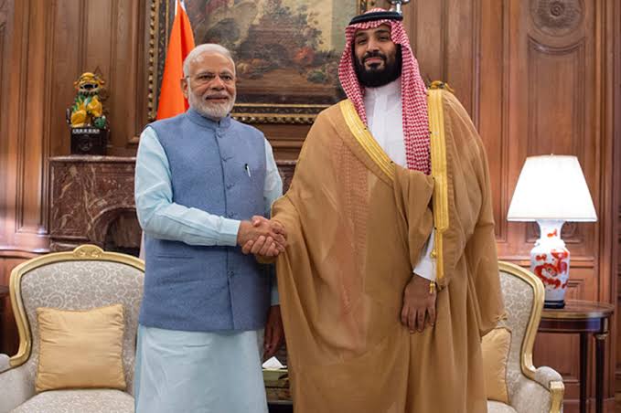 pm modi saudi arabia visit sign dozen agreements one on strategic partnership council hold talks with king salman