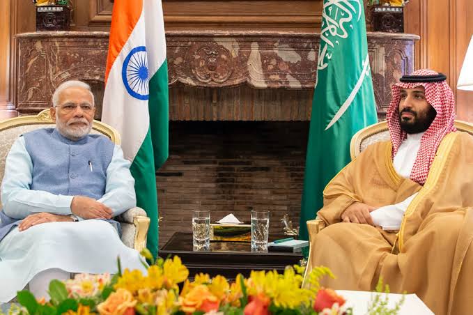 pm modi saudi arabia visit sign dozen agreements one on strategic partnership council hold talks with king salman