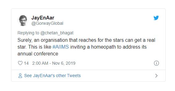 Chetan Bhagat, ISRO, World Space Week, Indian Space Research Organization