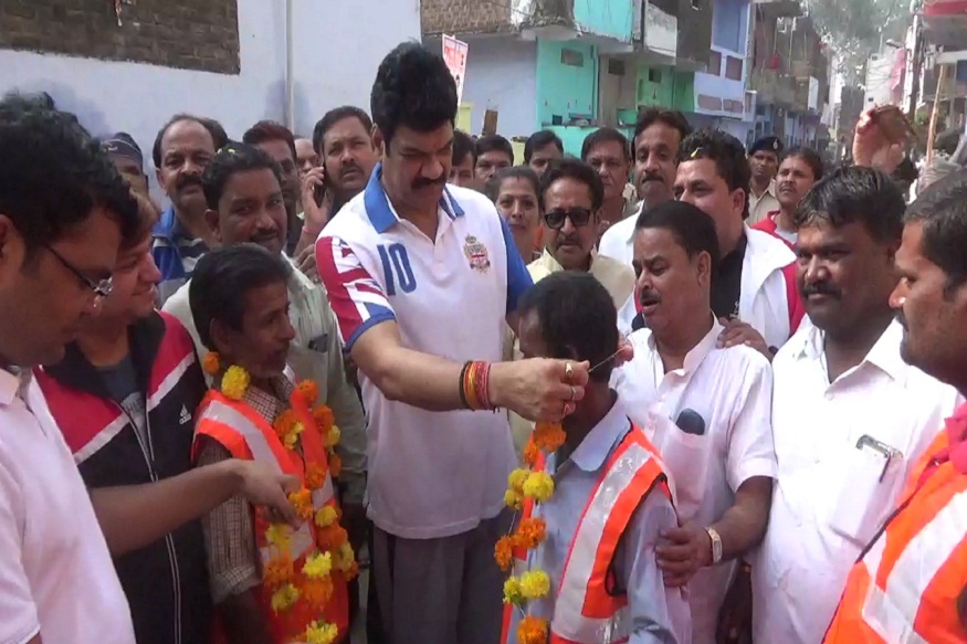 News - मंत्री गोविंद सिंह राजपूत ने सफाई कर्मियों का सम्मान किया, Minister Govind Singh Rajput