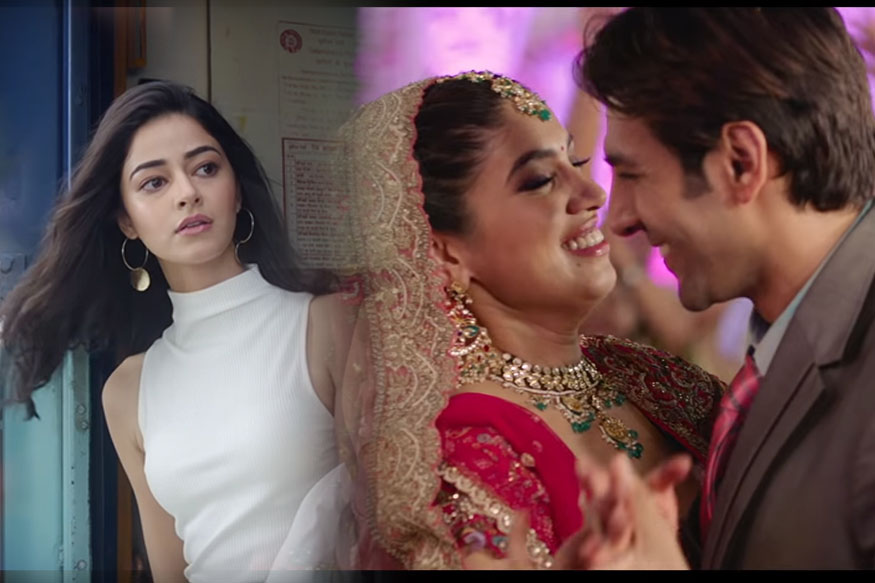 Kartik Aaryan Bhumi Pednekar Ananya Panday Film Pati Patni Aur Woh