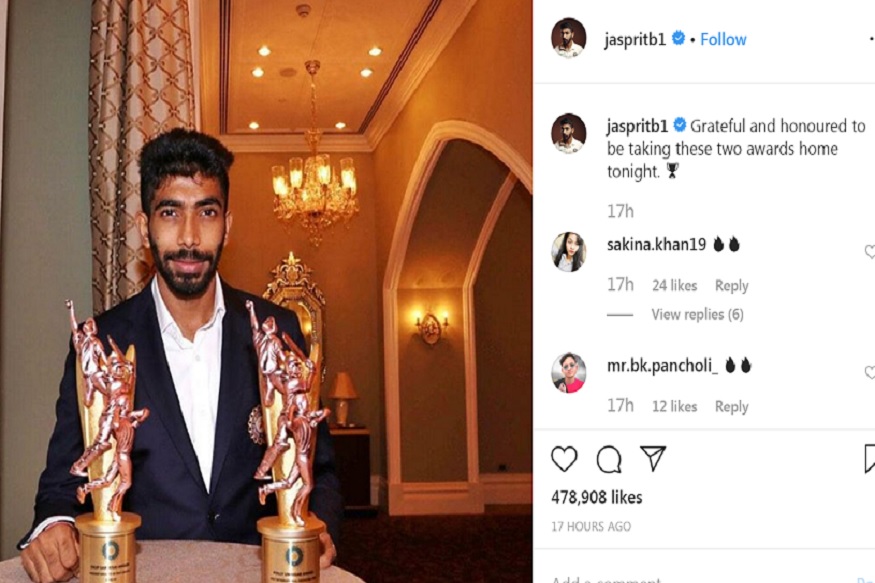 Jasprit Bumrah, Yuvraj Singh, Polly Umrigar Award, bcci award, cricket, sports news, जसप्रीत बुमराह, युवराज सिंह, बीसीसीआई अवॉर्ड, स्पोर्ट्स न्यूज, क्रिकेट