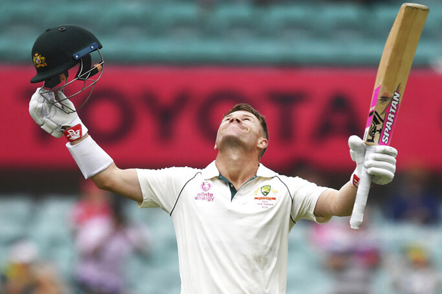 aus vs nz test, live cricket score, australia vs new zealand test, david warner century, nathan lyon wickets, लाइव क्रिकेट स्कोर, डेविड वॉर्नर शतक, ऑस्ट्रेलिया न्यूजीलैंड टेस्ट, नाथन लायन विकेट, सिडनी टेस्ट