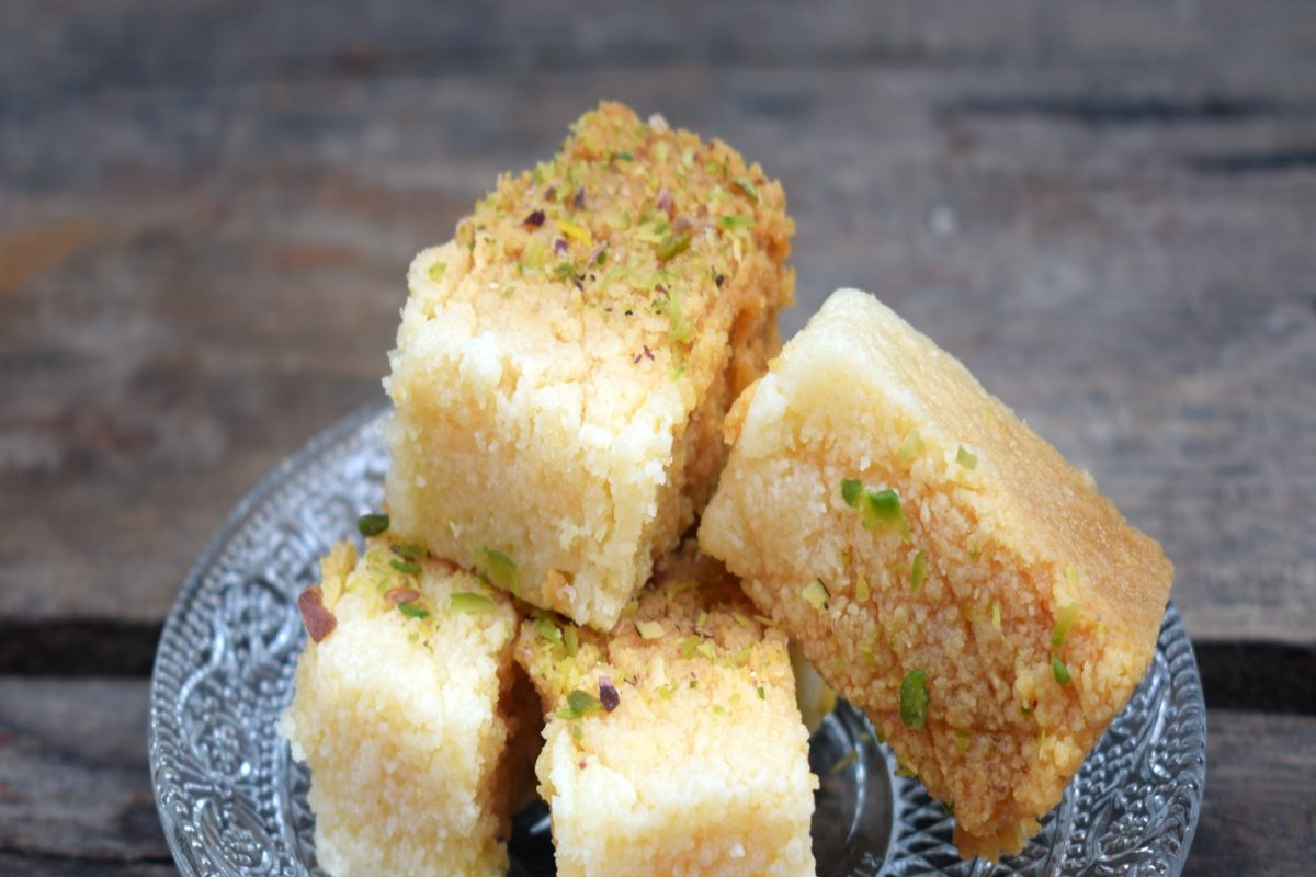 Milkcake Kalakand Burfi Or Alwar Ka Mawa Barfi Mithai Is Made Of Khoya Mawa  Malai Badam Khoa Ghee Mava Badaam Kaju Pista Is Enjoyed On Deepawali  Dussehra Navaratri Rakshabandhan Rakhi Janmasthami Stock