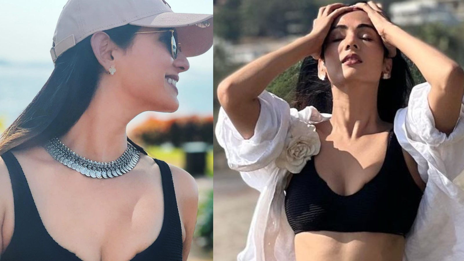 Sonal Chauhan की PHOTOS ने इंटरनेट पर मचाई सनसनी, समंदर किनारे पोज देती आईं नजर