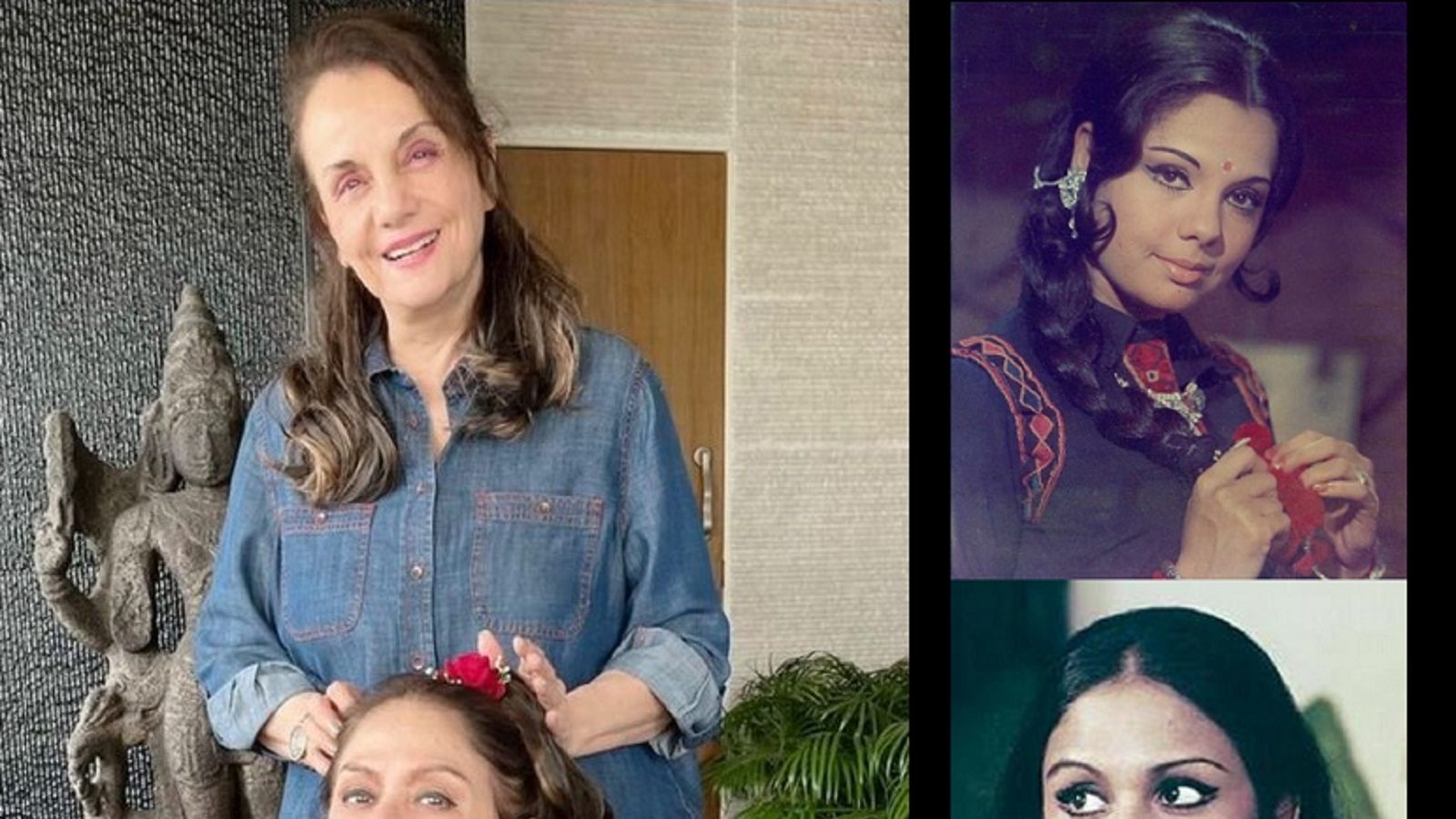 मुमताज बनीं अंजू महेंद्रू की हेयर स्टाइलिस्ट, 2 दिग्गज एक्ट्रेस को साथ देख फैंस ने किए ये