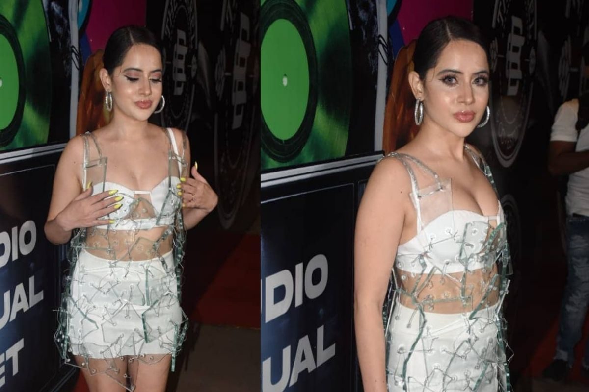 Urfi Javed's Glass Dress Makes Her Look Like A Sensuous Babe | IWMBuzz