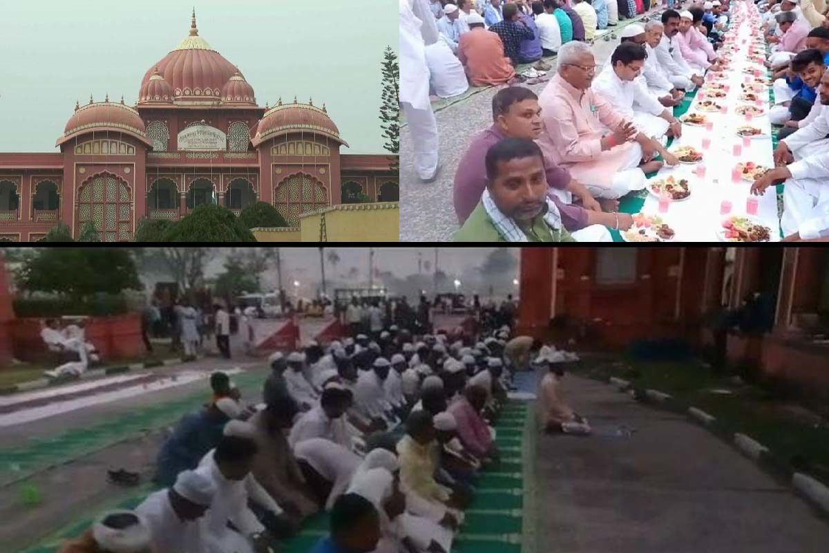 After BHU, now iftar/namaz in LN Mithila University of Darbhanga, hot politics - namaj and iftar party conducted at lalit narayan mithila university campus darbhanga bramk – News18