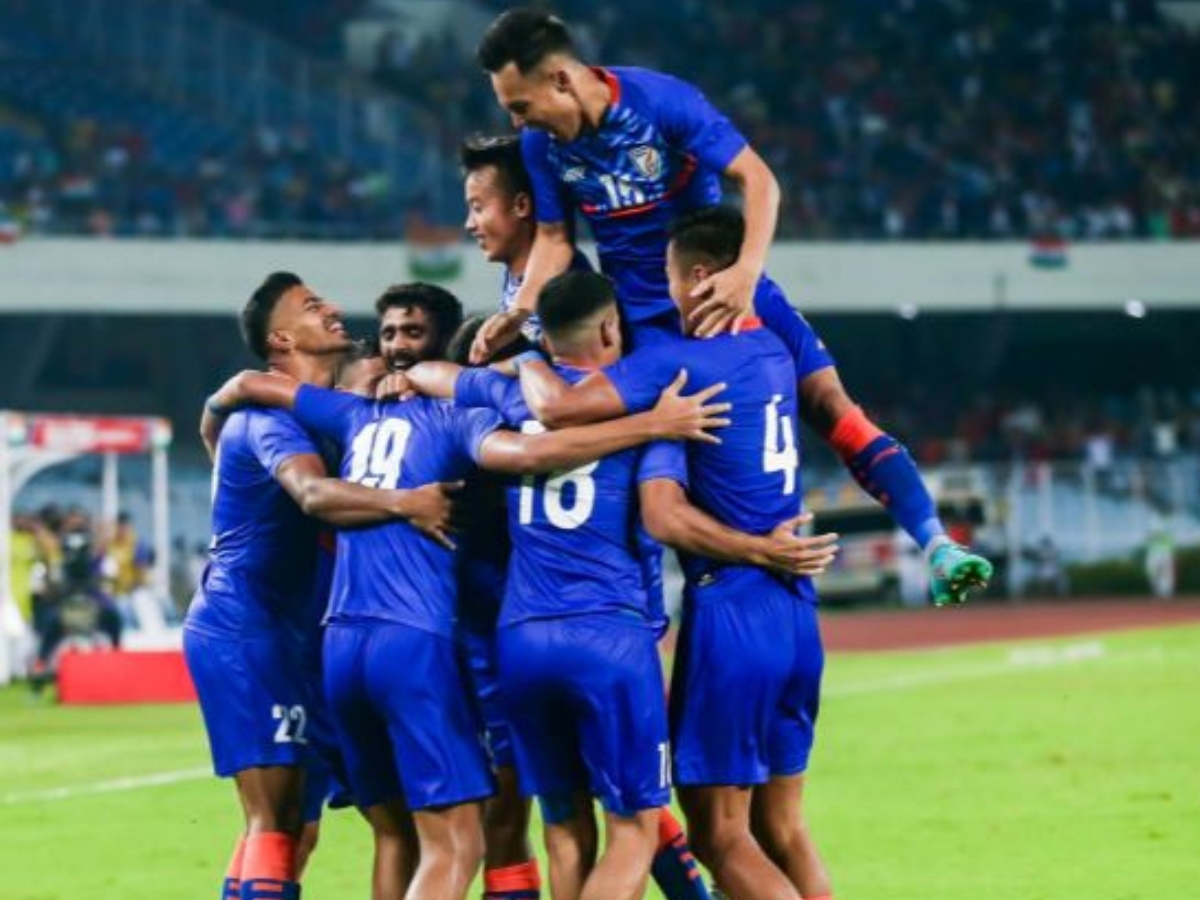Indian football team crushed Hong Kong 4–0, hat-trick of victory Indian football team crushed Hong Kong 4–0, hat-trick of victory
